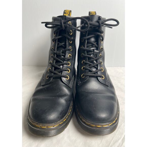 Dr Martens Boots Zavala Black Leather Boots Women’s US Size 6 - Picture 2 of 8